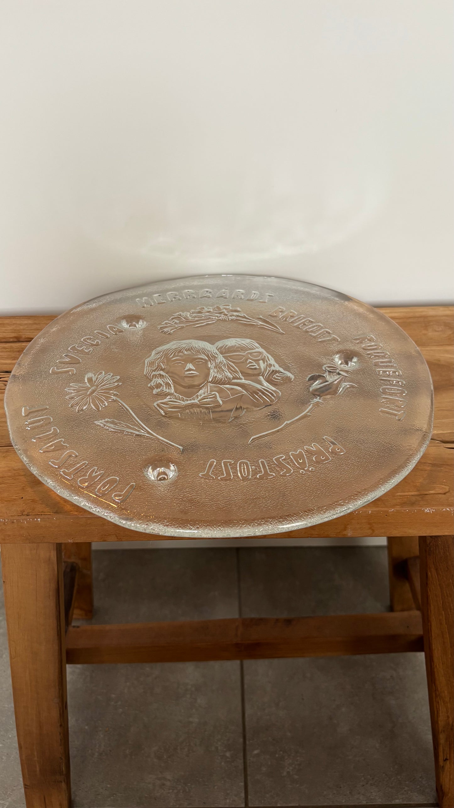 Ostetallerken I Glas