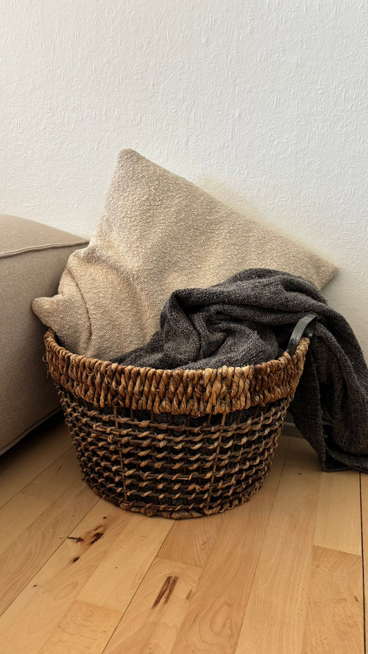 Fletkurv Med Sorte Metalhåndtag