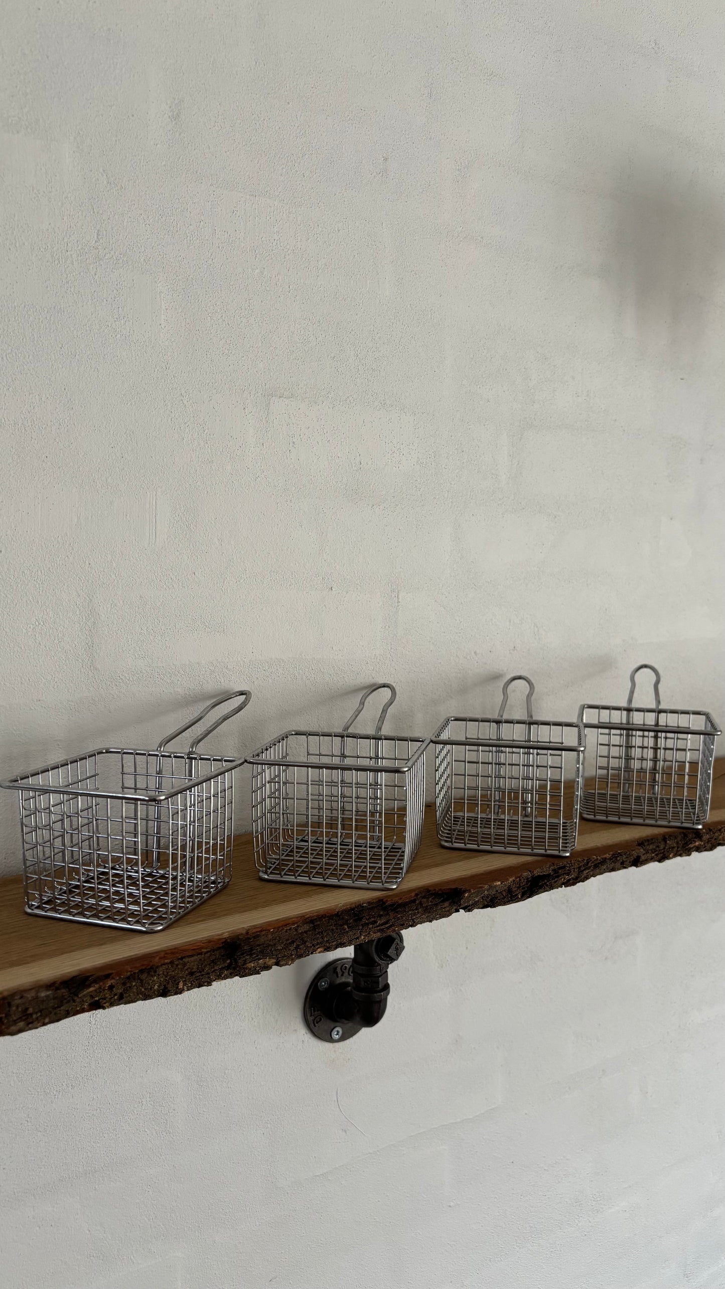 Stål Kurve Til Servering - 4 Stk