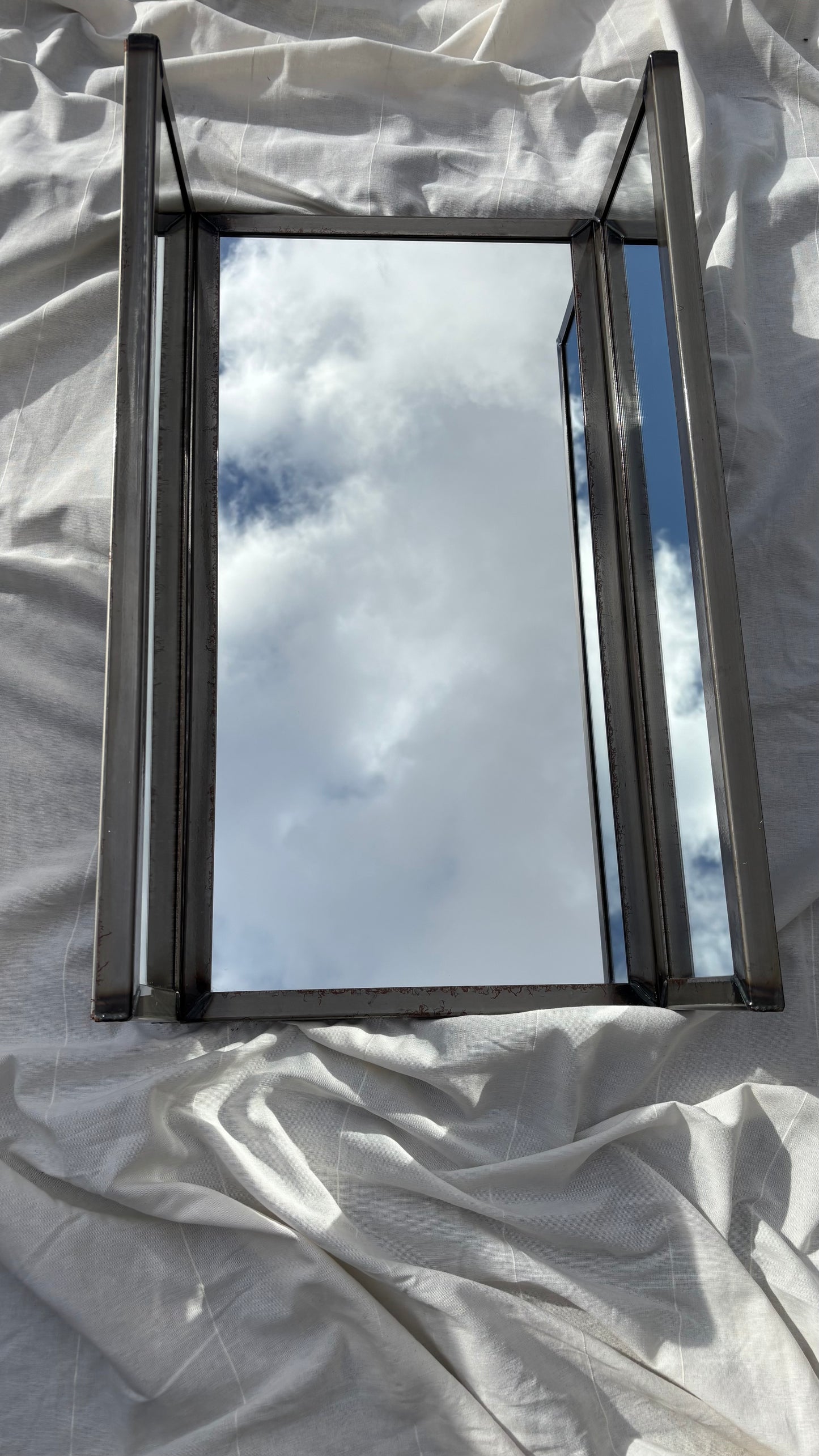 Vægspejl Med Foldbare Sider