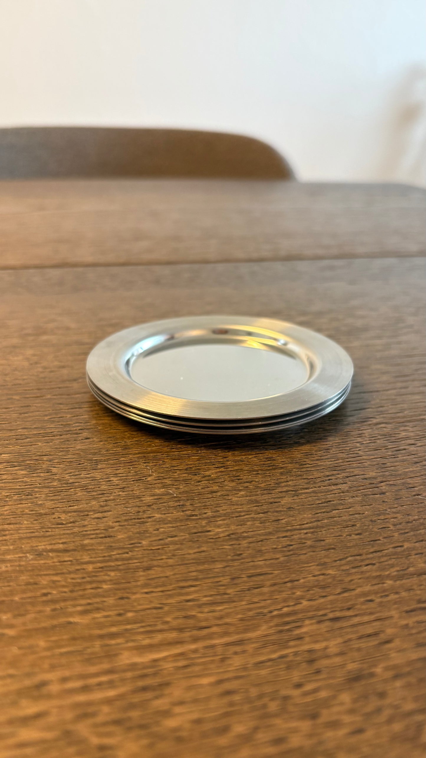 Sølv Bakker Til Bloklys - 4 Stk