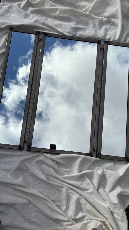 Vægspejl Med Foldbare Sider