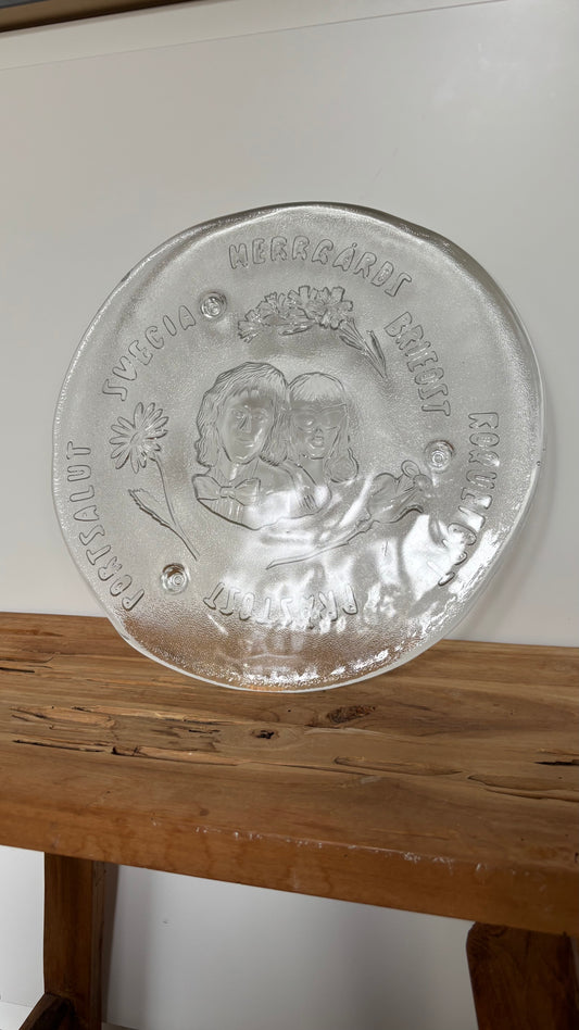 Ostetallerken I Glas