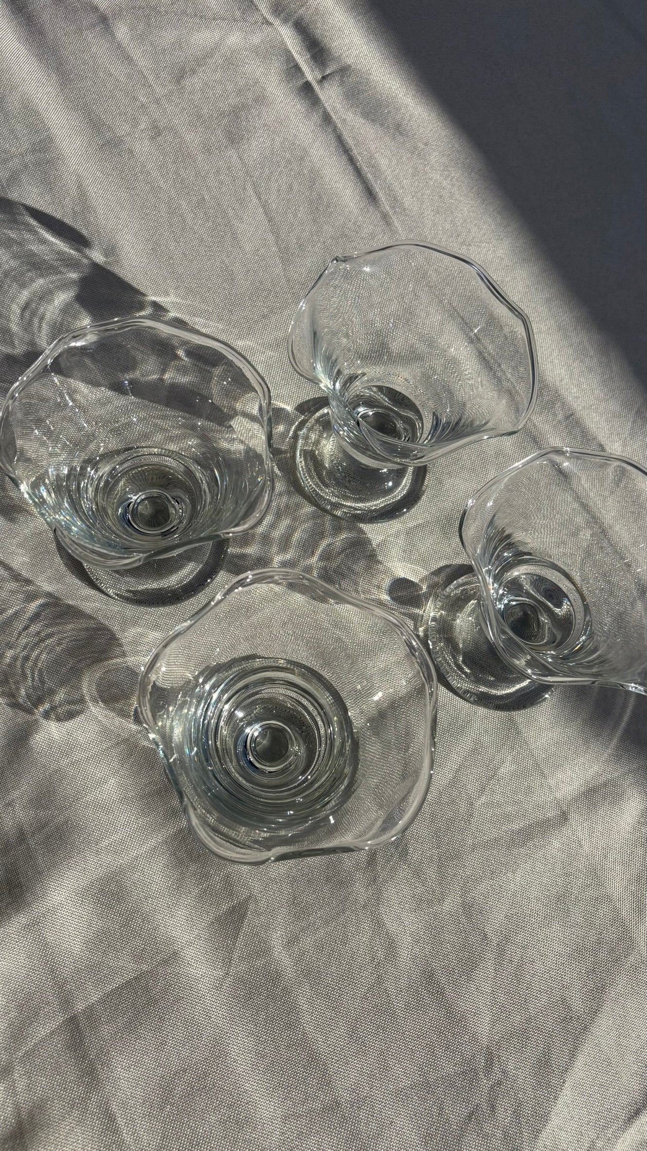 Dessertskåle I Glas På Fod - 4 Stk