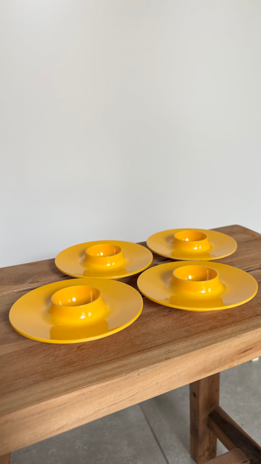 Rosti Æggebæger - Gul - 4 Stk