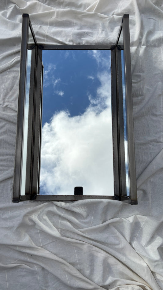 Vægspejl Med Foldbare Sider